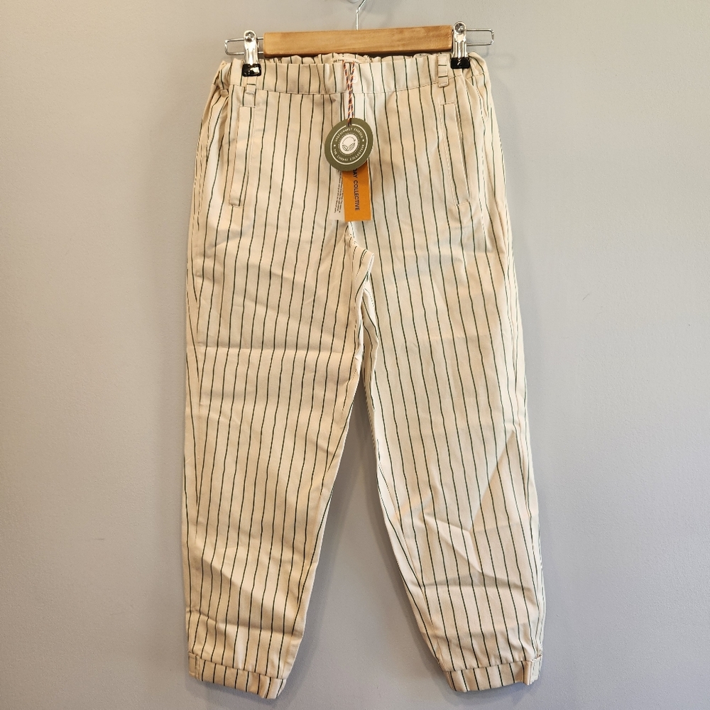The Sunday Collective Kids NWT Striped Baseball Pant